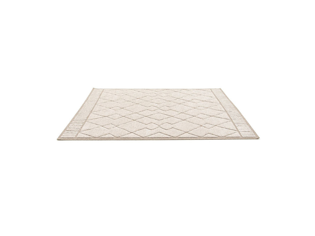 Agosto - Low-Pile Rug - Abstract Pattern - Beige