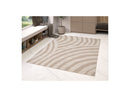 Vilma - Short Pile Rug - Abstract Pattern - Beige