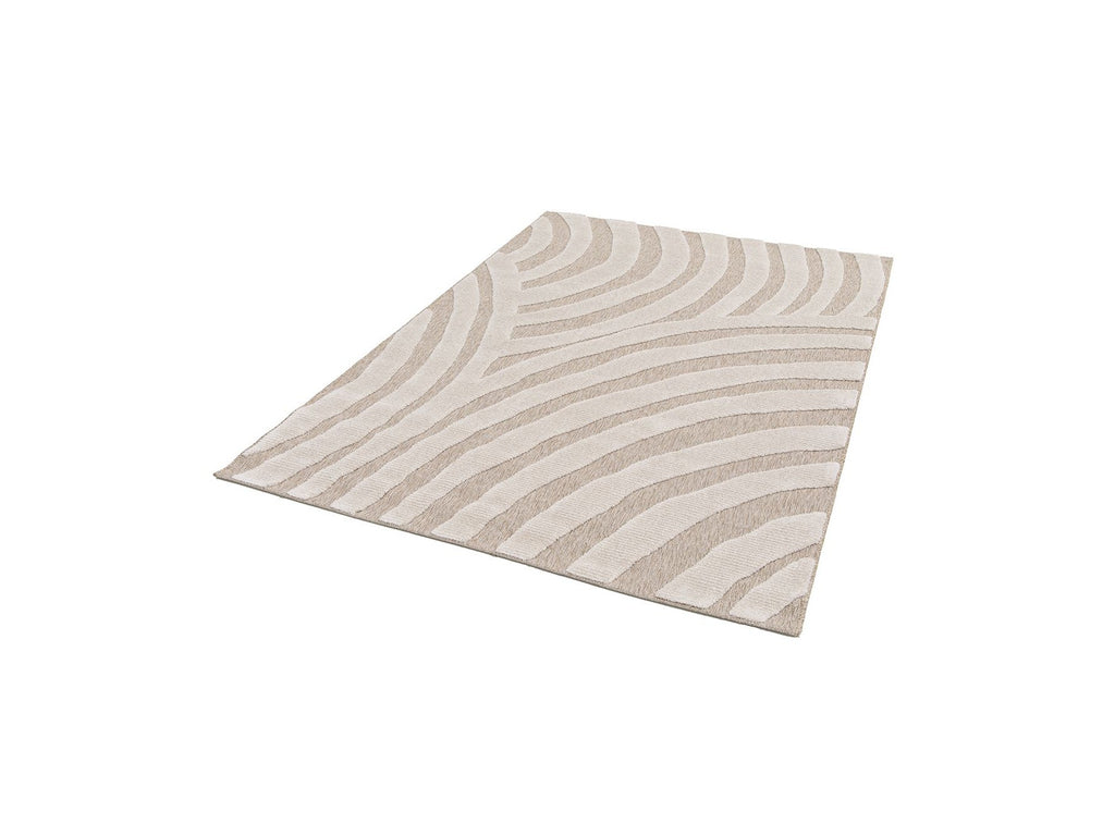 Vilma - Low-Pile Rug - Abstract Pattern - Beige
