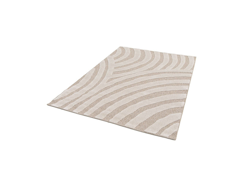 Vilma - Short Pile Rug - Abstract Pattern - Beige