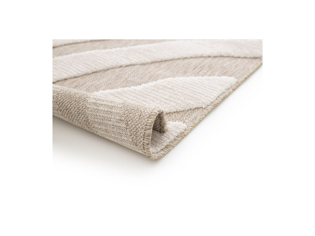 Vilma - Low-Pile Rug - Abstract Pattern - Beige