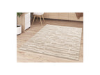 Lennon - Tapis Poils Ras - Motif Abstrait - Beige