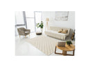 Short Pile Rug - Issane - Abstract Pattern - Beige