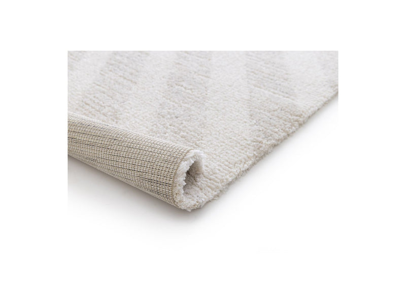 Short Pile Rug - Issane - Abstract Pattern - Beige