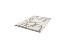 Tapis Poil Court Brooke Motif Abstrait - Beige