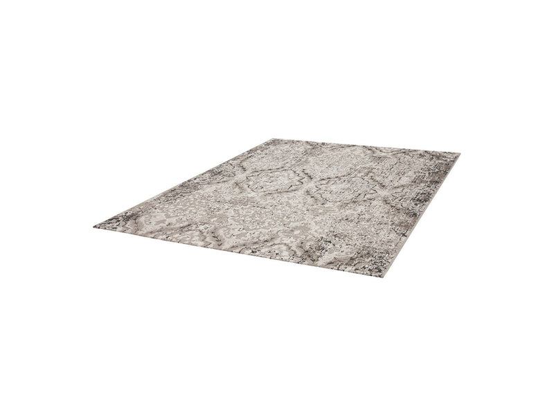 Tapis Poil Ras Prancer Motif Abstrait - Beige