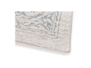 Tapis Poils Ras - Hind - Motif Abstrait - Bleu