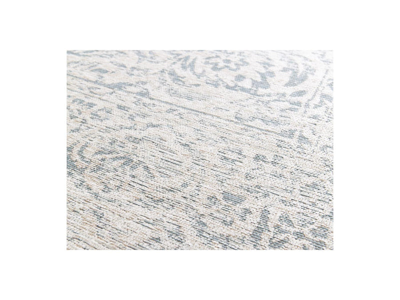 Tapis Poils Ras - Hind - Motif Abstrait - Bleu
