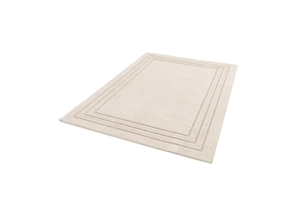 Alexandria - Low Pile Rug - Abstract Pattern - Beige