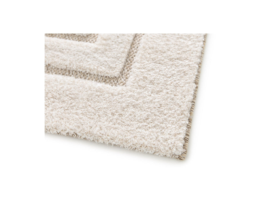Alexandria - Low Pile Rug - Abstract Pattern - Beige