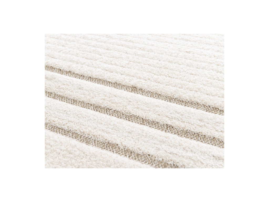 Alexandria - Low Pile Rug - Abstract Pattern - Beige