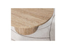 Ensemble De 2 Tables Basses - Travertin Naturel - Boecia