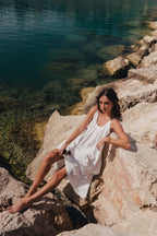 Vestido Isabella Blanco Algodón