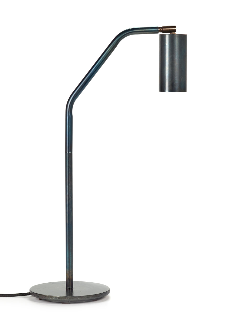 Sofisticato - Lampe De Table N°25 - Acier Bleui - Noir
