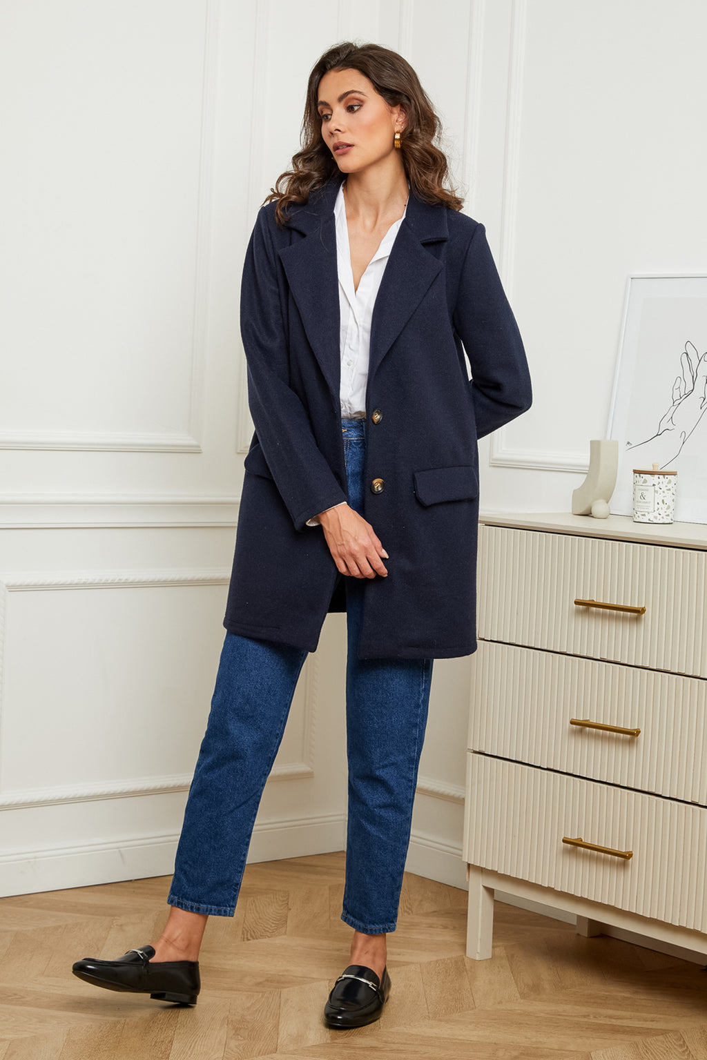 Manteau - Marine