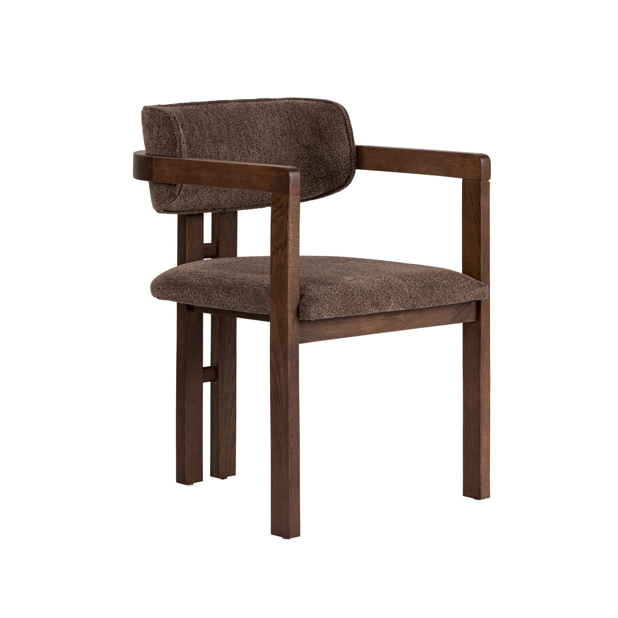 Chaises Toscana - Marron / Noyer Foncé