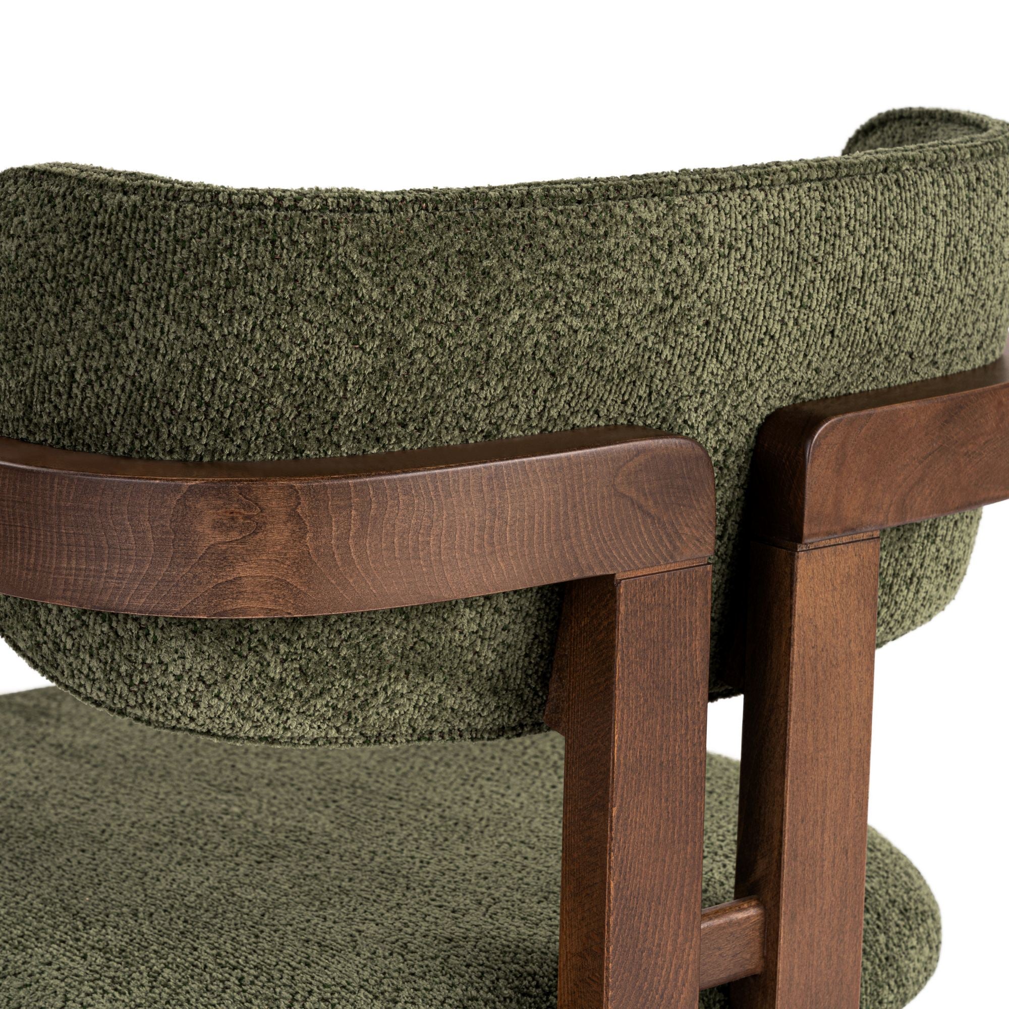 Chaises Toscana - Vert / Noyer Foncé