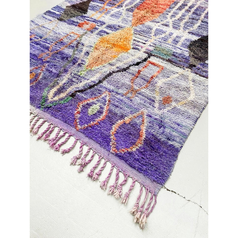 Tapis Berbère Marocain Boujaad - Multicolore