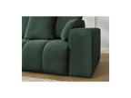 Fixed Straight Ultra-Soft Sofa - Mont-White - Velvet - Right Armrest