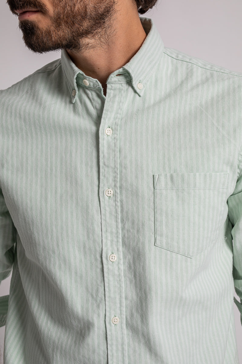 Chemise Maiwood - Verte - Homme