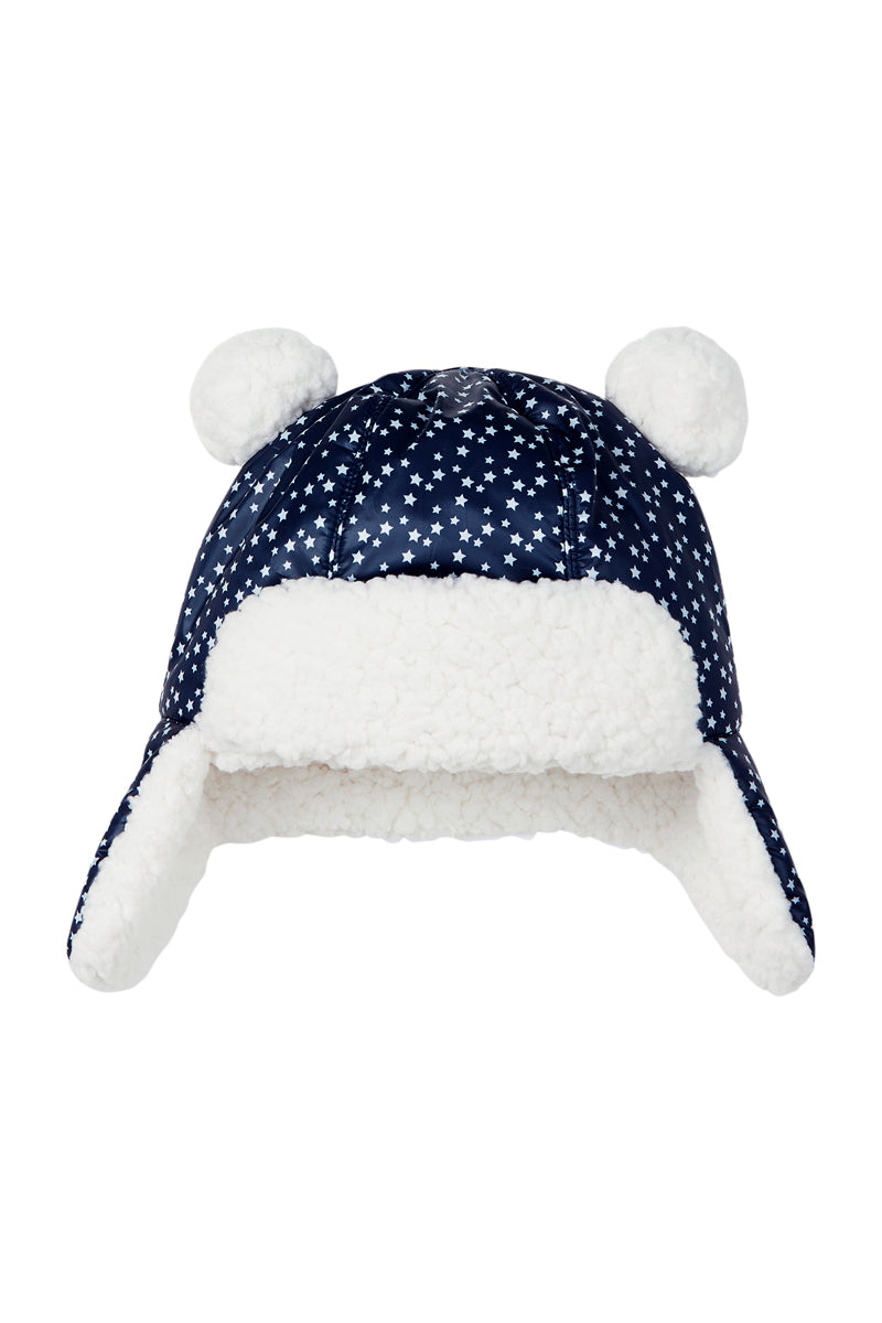 Bonnet Aviateur - Bleu Marine - Bébé Garçon