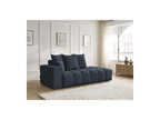 Fixed Straight Sofa - Mont-White - Heathered Fabric - Left Armrest