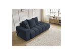 Fixed Straight Sofa - Mont-White - Heathered Fabric - Left Armrest