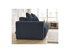 Fixed Straight Sofa - Mont-White - Heathered Fabric - Left Armrest