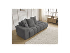 Fixed Straight Sofa - Mont-White - Heathered Fabric - Left Armrest