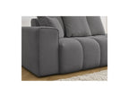 Fixed Straight Sofa - Mont-White - Heathered Fabric - Left Armrest