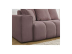 Fixed Straight Sofa - Mont-White - Heathered Fabric - Left Armrest