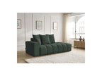 Fixed Straight Sofa - Mont-White - Heathered Fabric - Left Armrest