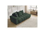 Fixed Straight Sofa - Mont-White - Heathered Fabric - Left Armrest