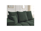 Fixed Straight Sofa - Mont-White - Heathered Fabric - Left Armrest