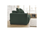 Fixed Straight Sofa - Mont-White - Heathered Fabric - Left Armrest