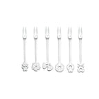 Set Of 6 “Love” Appetizer Forks