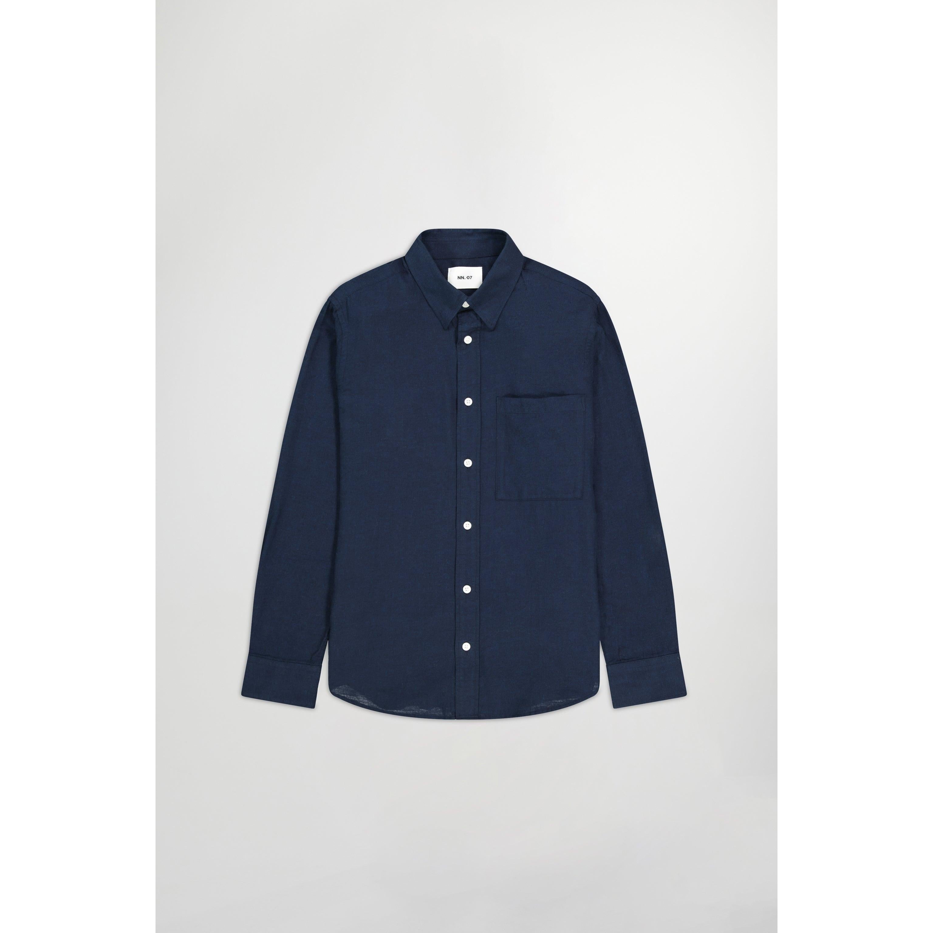 Cohen Shirt - Navy Blue