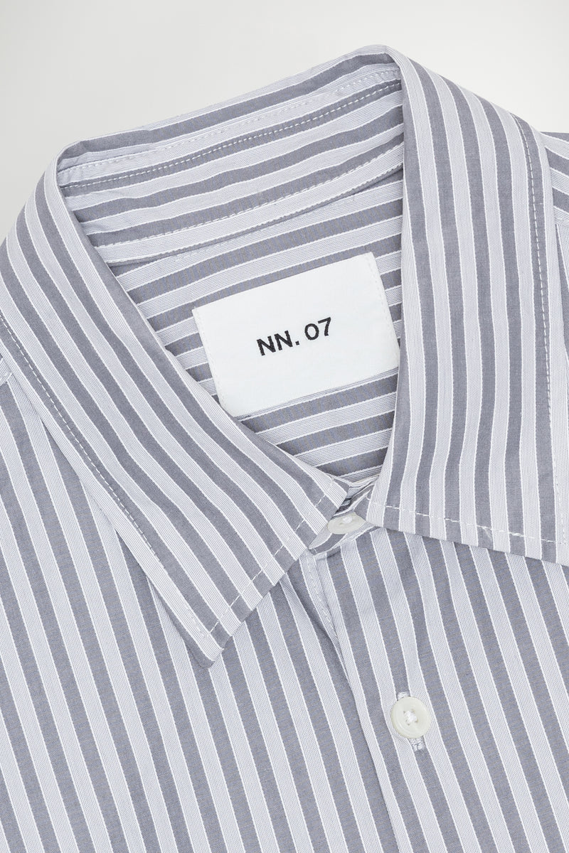 NN07 - Chemise Freddy - Grey Stripe