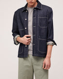 Maison Standards - Maison Standardars - Chaqueta vaquera de pintor - Azul crudo - Hombre