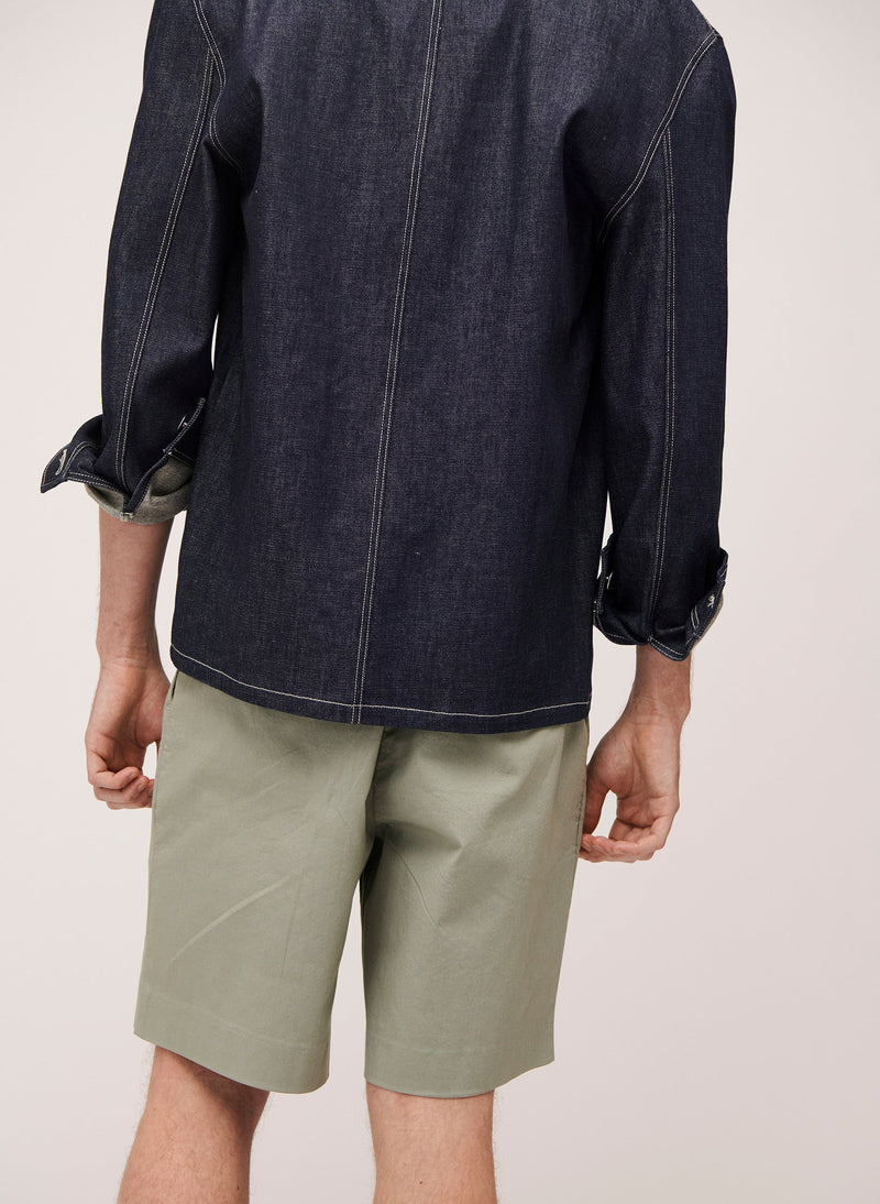 Maison Standards - Maison Standardars - Chaqueta vaquera de pintor - Azul crudo - Hombre