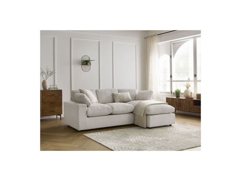 Reversible Compact Corner Sofa - Belair - Corduroy