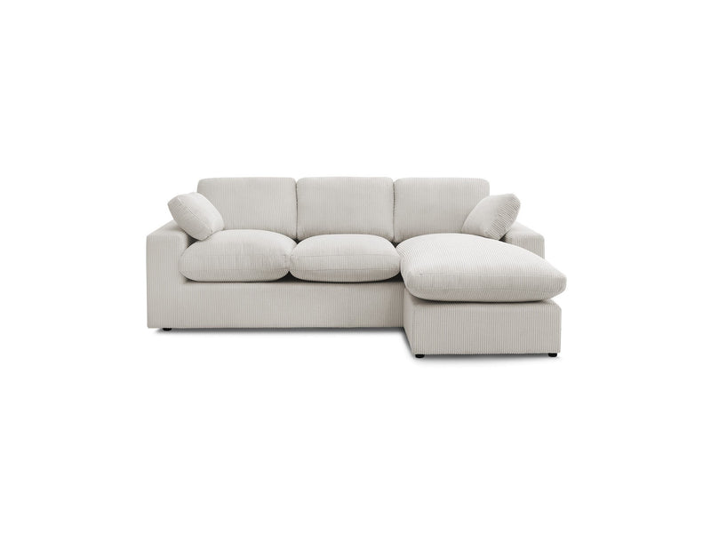 Reversible Compact Corner Sofa - Belair - Corduroy