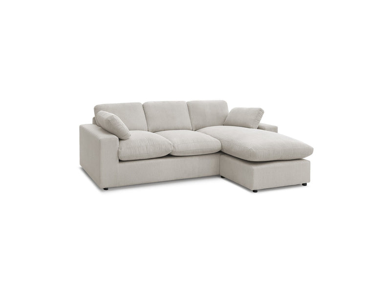 Reversible Compact Corner Sofa - Belair - Corduroy