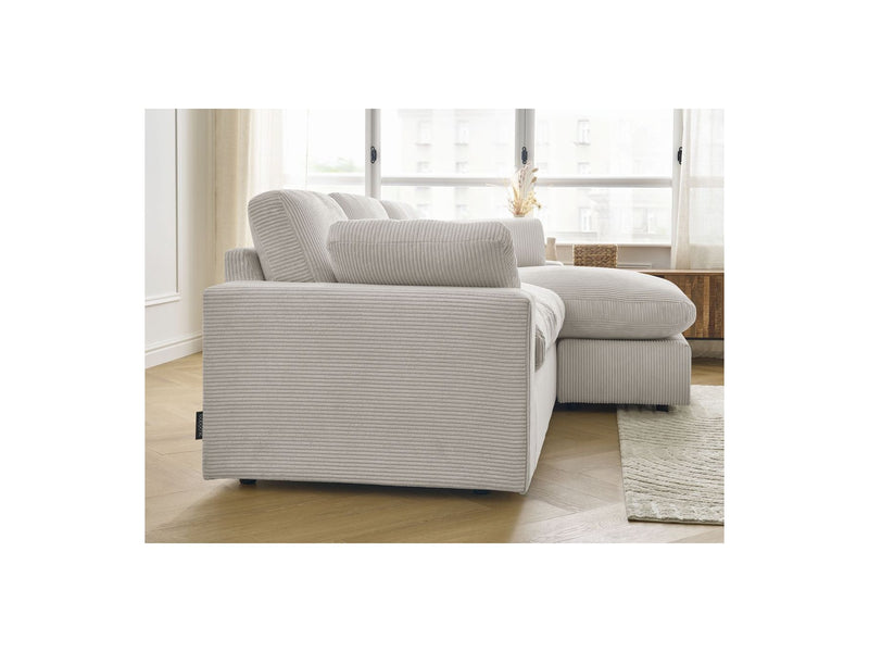 Reversible Compact Corner Sofa - Belair - Corduroy