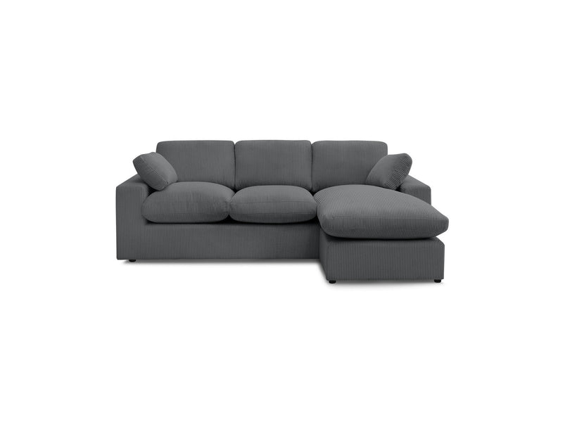 Reversible Compact Corner Sofa - Belair - Corduroy