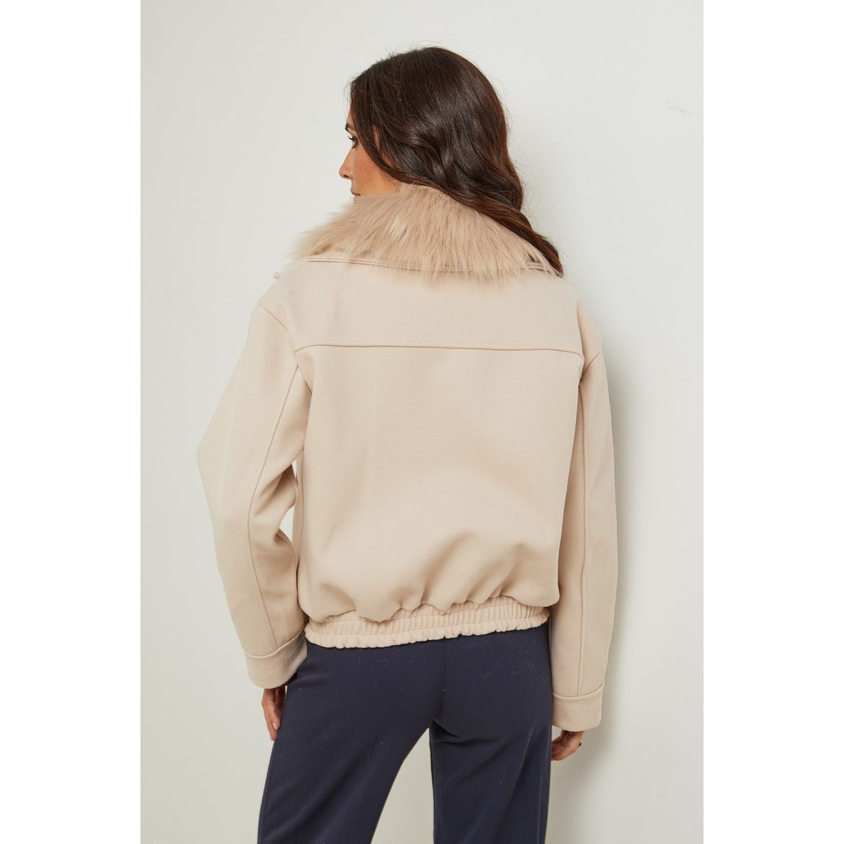 Kort jakke - Beige