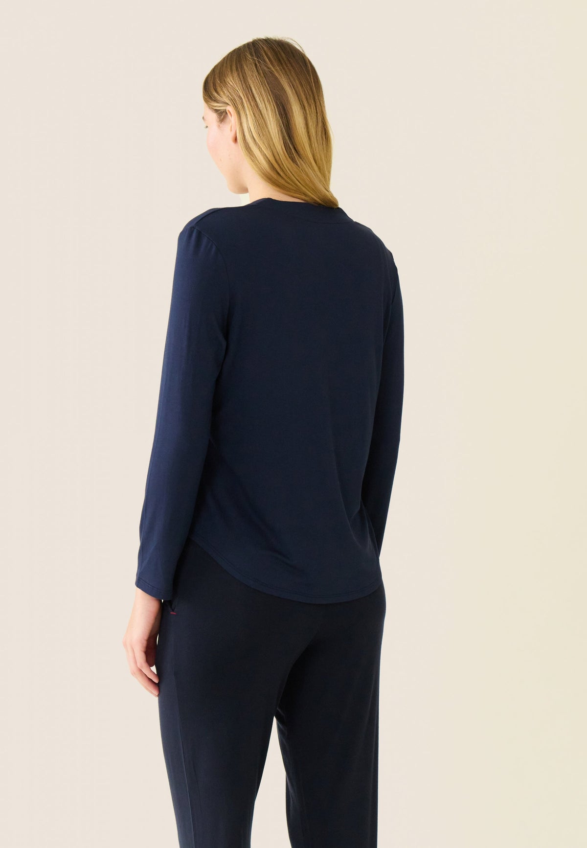 Camicia Azelle In Viscosa - Blu Marino