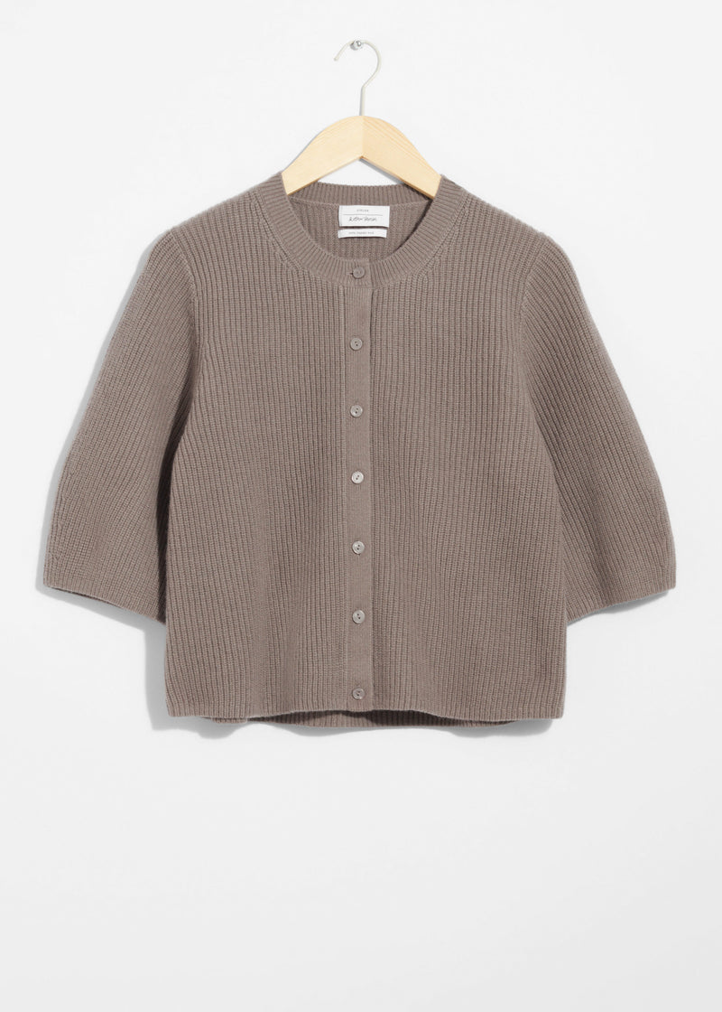 Cardigan Es Poppy Cardigan - Beige - Women