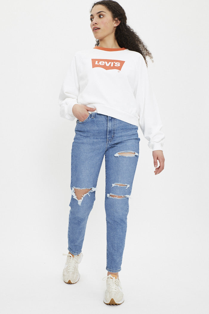 Jeans Mom Usé