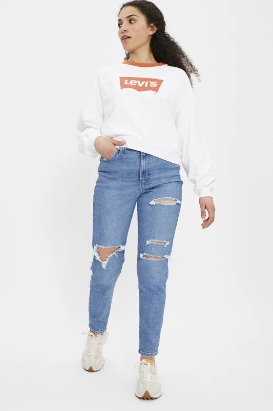 Jeans Mom Usé